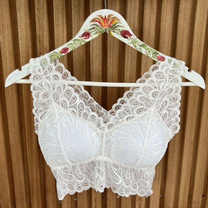 Bralette Paisley - Wit - Cup C t/m E