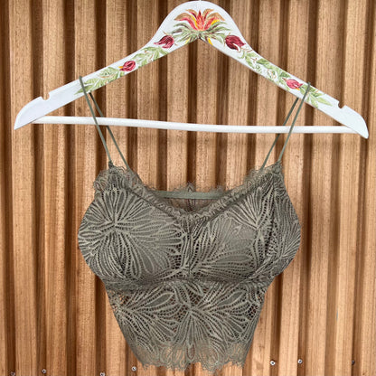 Bralette Flores - Khaki - Cup A t/m C