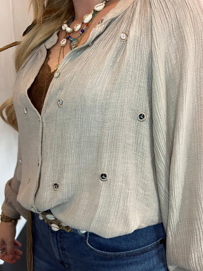 Blouse Espejo - Taupe