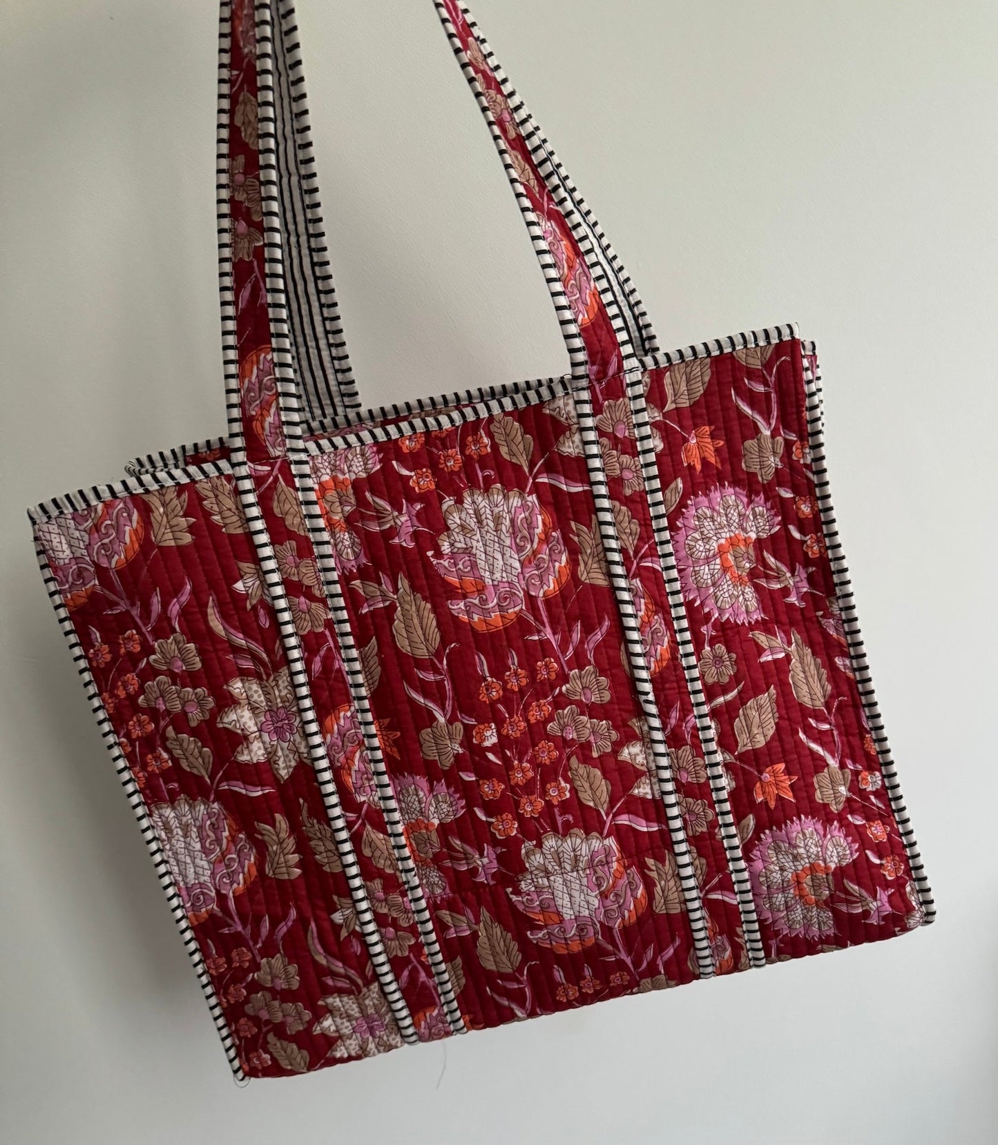 Beachbag Sandy - Rood - Corazón Boutique