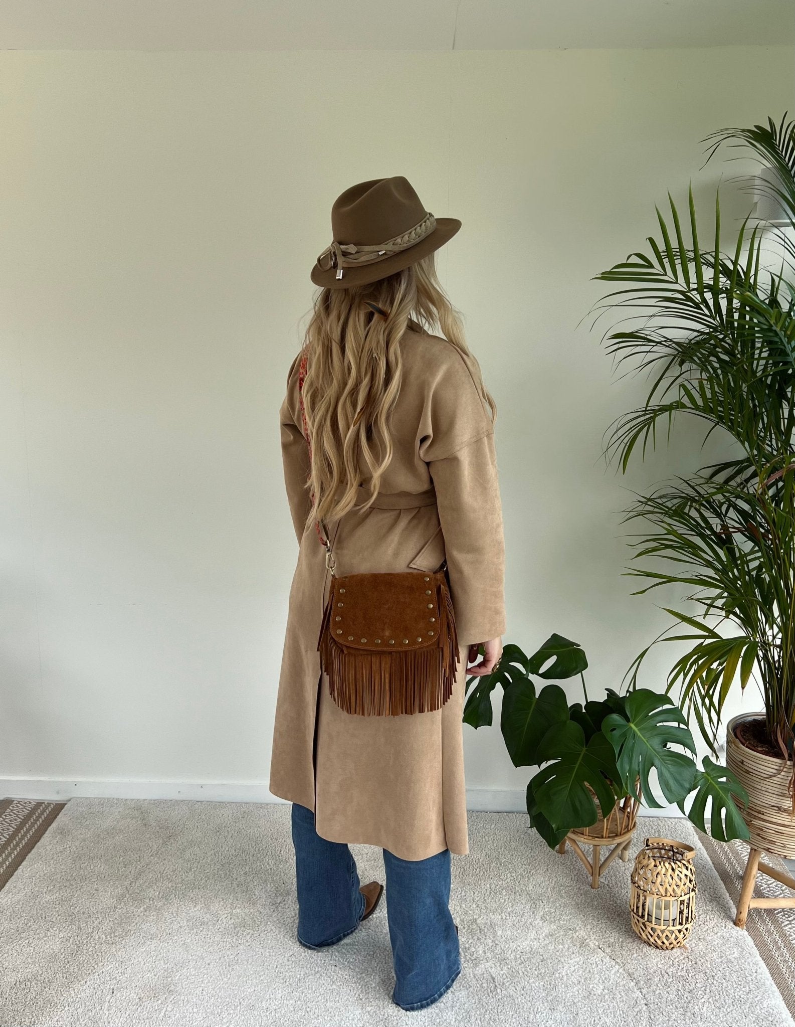 Clutch Fringe - Cognac - Corazón Boutique