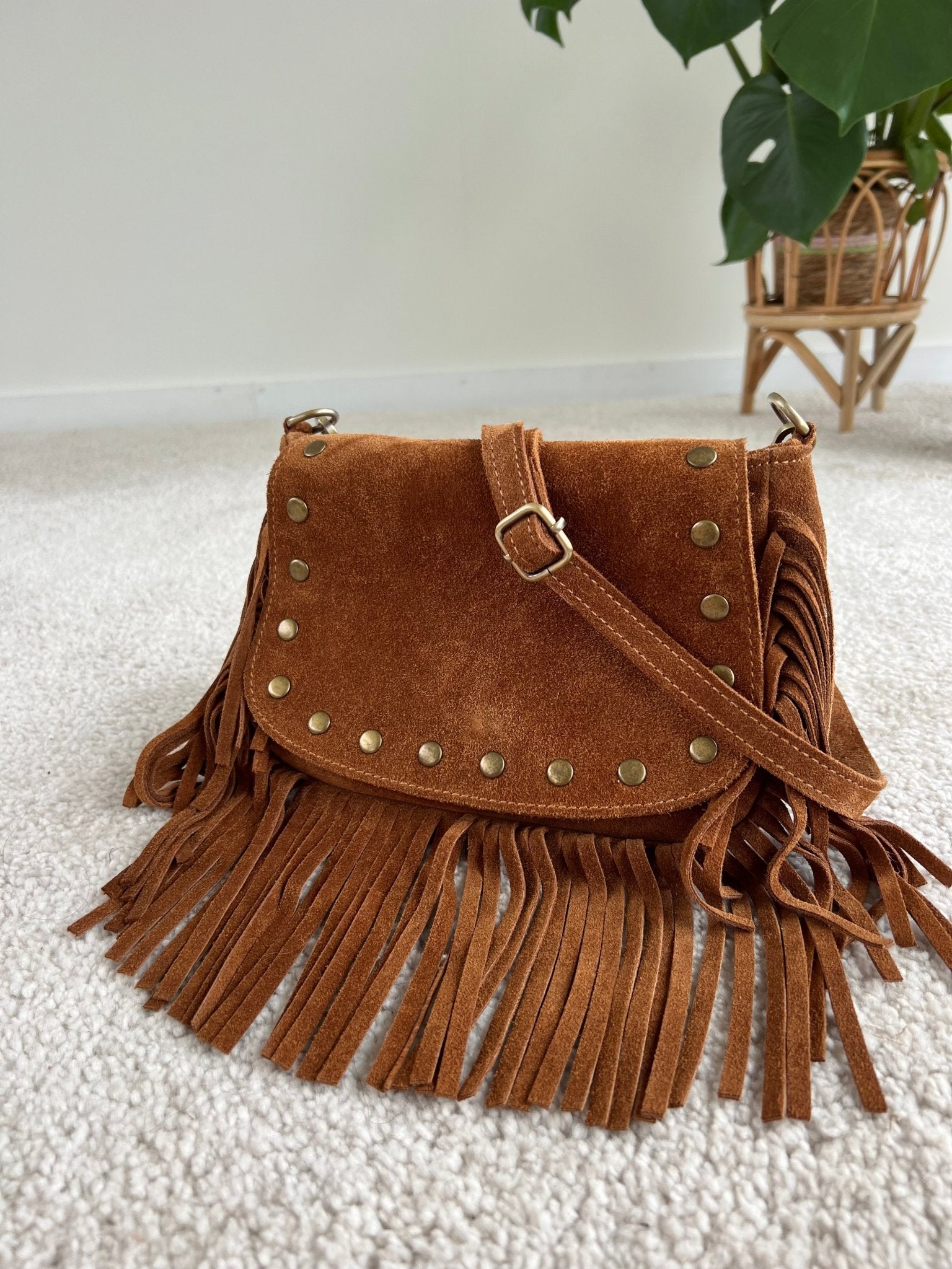 Clutch Fringe - Cognac - Corazón Boutique